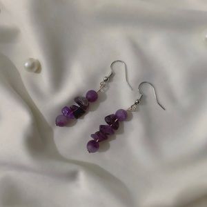 Amethyst earrings